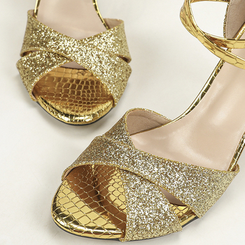 Καλοκαιρινά 2025, Νέα Στυλ, Γυναικεία Σανδάλια Στιλέτο με Στρογγυλή Δάχτυλη και Ανοιχτή Δάχτυλη, Πούλιες, Ψηλοτάκουνα, Γαλλικά, Μίας Γραμμής, με Αγκράφα, Export