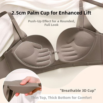 Uus Litching aluspesu naistele väikese rinnakorviga push-up lõtvumisvastane pehme toestusega vitriini ülaosa tuge hingav õmblusteta rinnahoidja
