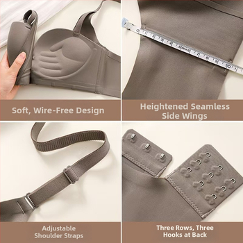 Uus Litching aluspesu naistele väikese rinnakorviga push-up lõtvumisvastane pehme toestusega vitriini ülaosa tuge hingav õmblusteta rinnahoidja