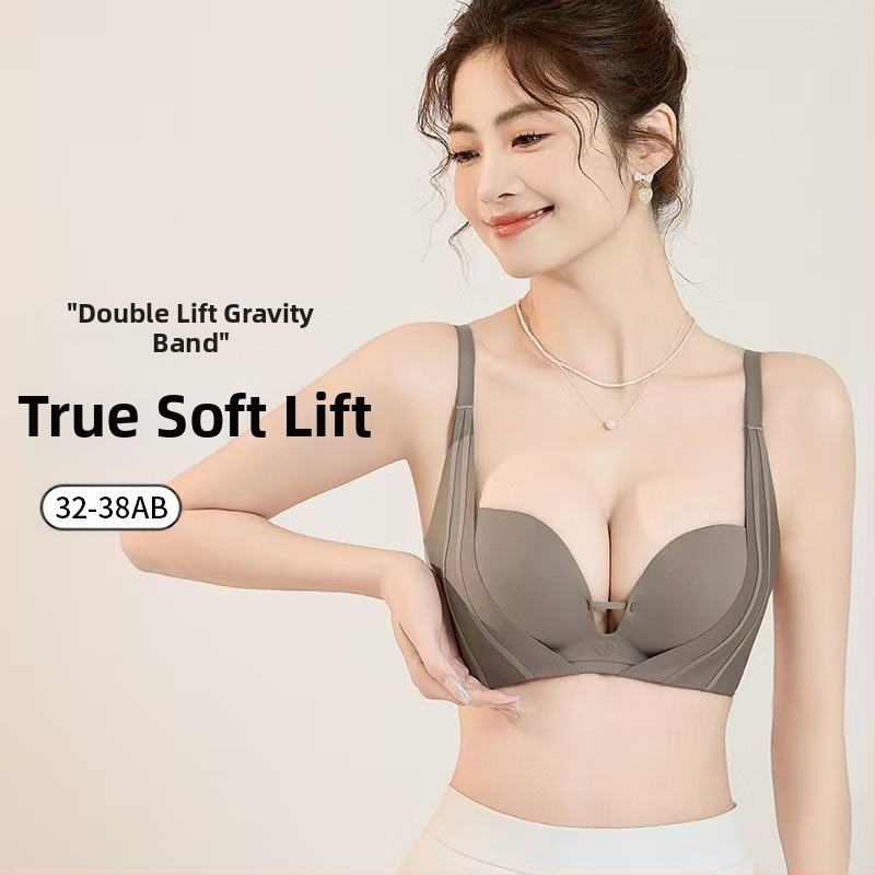 Νέο γυναικείο εσώρουχο Litching με μικρό στήθος, αντι-χαλάρωση, μαλακή υποστήριξη και βιτρίνα, άνω μέρος, αναπνεύσιμο, χωρίς ραφές σουτιέν