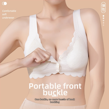 Jäljeta eest avatud pandlaga aluspesu naistele suur rind väike kogumisrõngas mugav rindade sulgemine longusvastane pitsist magamisrinnahoidja imetamiseks