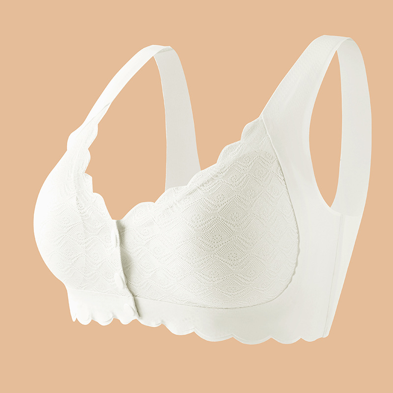 Jäljeta eest avatud pandlaga aluspesu naistele suur rind väike kogumisrõngas mugav rindade sulgemine longusvastane pitsist magamisrinnahoidja imetamiseks