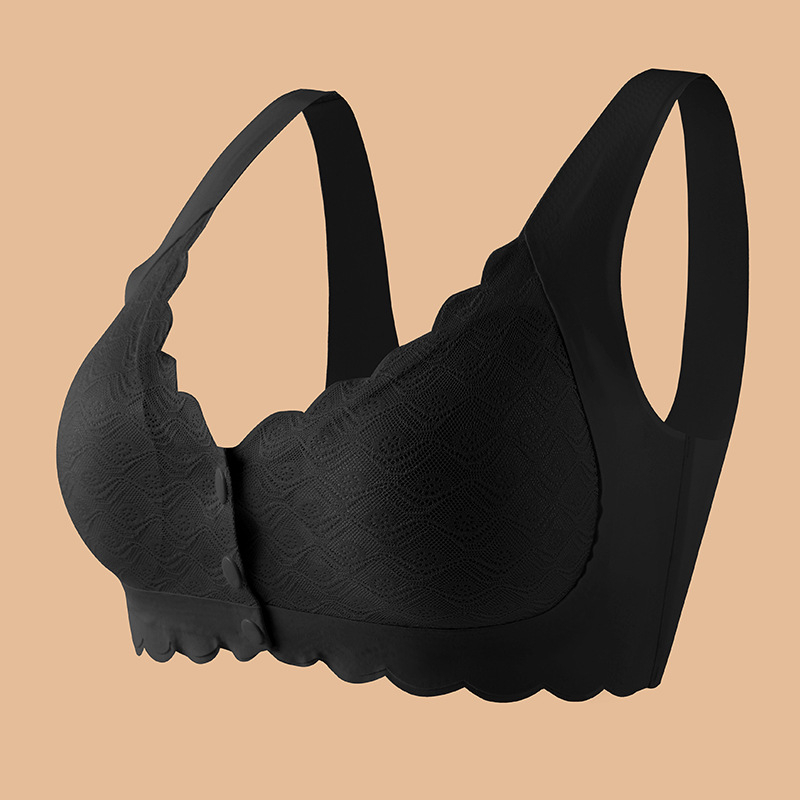 Jäljeta eest avatud pandlaga aluspesu naistele suur rind väike kogumisrõngas mugav rindade sulgemine longusvastane pitsist magamisrinnahoidja imetamiseks