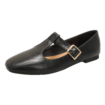 Γυναικεία παπούτσια Mary Jane με μεσαίο τακούνι, άνοιξη και καλοκαίρι 2025, casual, ρετρό, casual, σε σχήμα Τ, με αγκράφα ζώνης, μεγάλο μέγεθος, αναπνεύσιμα και ανθεκτικά στη φθορά.