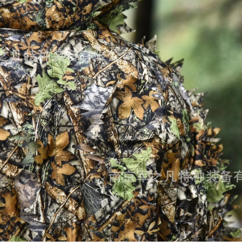3D бионичен камуфлажен костюм от кленов лист, мантия-невидимка, дишаща и удобна камуфлажна мантия, фотография, стрелба с птици