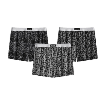 Vasaros populiarios „Ice Silk Arrow“ kelnės, vyriškos, leopardo rašto, vėsios, kvėpuojančios, laisvalaikio, laisvalaikio, bokserinės kelnaitės, šortai