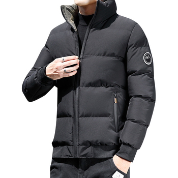 Νέα ανδρικά ρούχα από βαμβάκι για το φθινόπωρο και τον χειμώνα του 2024, ανδρικά ρούχα με χοντρό γιακά, βαμβακερά μπουφάν, μπουφάν ψωμιού, όμορφα