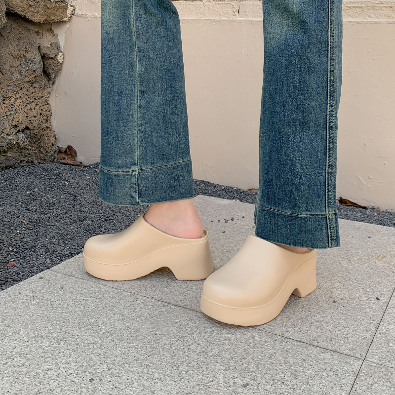 Birkenth cipele, sandale s platformom, ženske prekogranične vanjske trgovine, visoke pete, Baotou papuče, europske i američke, u trendi EVA sandale s polu-vrećom