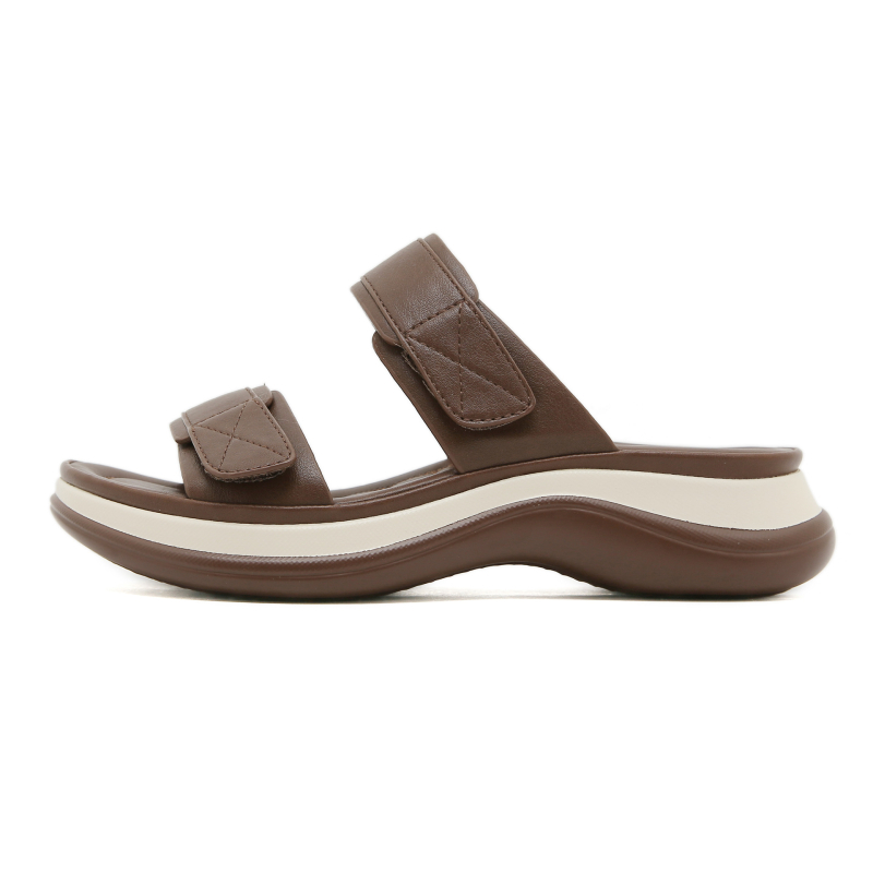 4003-6 uued 2025. aasta kevad- ja suve Amazoni vabaaja sandaalid, naiste libisemiskindlad paksu tallaga mereäärsed sussid