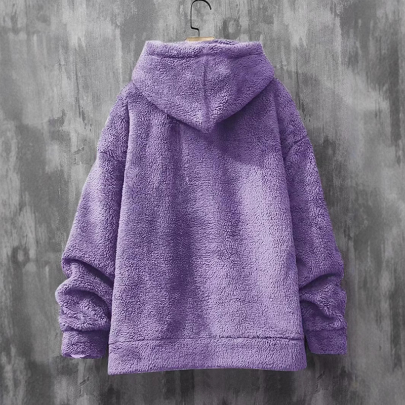 Prekogranična vanjska trgovina Jesen i zima Nova muška ležerna personalizirana modna majica s kapuljačom od koraljnog flisa za muškarce