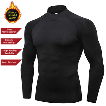 Meeste sügis- ja talvespordibody, kõrge kaelusega, pikkade varrukatega, sametist, soe, elastne, kiiresti kuivav, jooksualusriietus