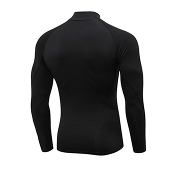 Meeste sügis- ja talvespordibody, kõrge kaelusega, pikkade varrukatega, sametist, soe, elastne, kiiresti kuivav, jooksualusriietus