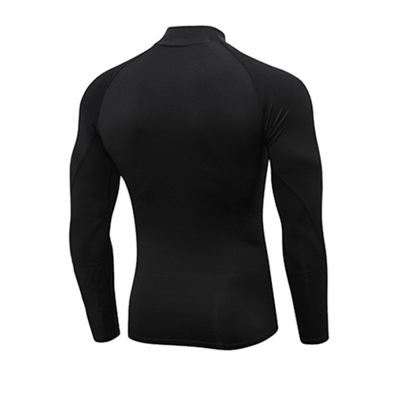 Meeste sügis- ja talvespordibody, kõrge kaelusega, pikkade varrukatega, sametist, soe, elastne, kiiresti kuivav, jooksualusriietus