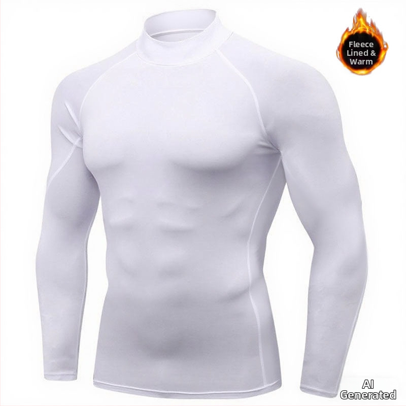 Meeste sügis- ja talvespordibody, kõrge kaelusega, pikkade varrukatega, sametist, soe, elastne, kiiresti kuivav, jooksualusriietus