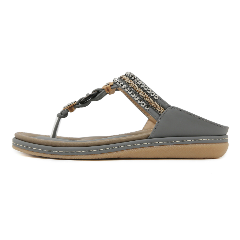 923-4 Proljeće i ljeto 2025. Nove lagane udobne ravne sandale za žene, ležerne, modne, veće veličine, za plažu