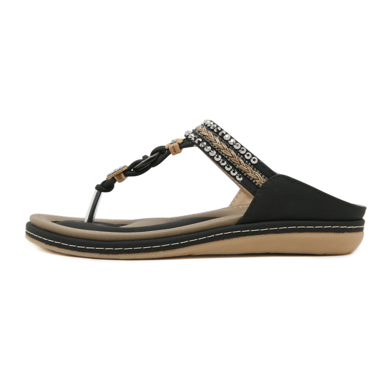 923-4 Proljeće i ljeto 2025. Nove lagane udobne ravne sandale za žene, ležerne, modne, veće veličine, za plažu