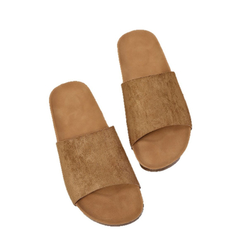 Papuci Birkenn transfrontalieri, mărime plus, cu talpă groasă, pentru femei, vara 2025, papuci de plajă în aer liber, din piele întoarsă, noi, pentru femei