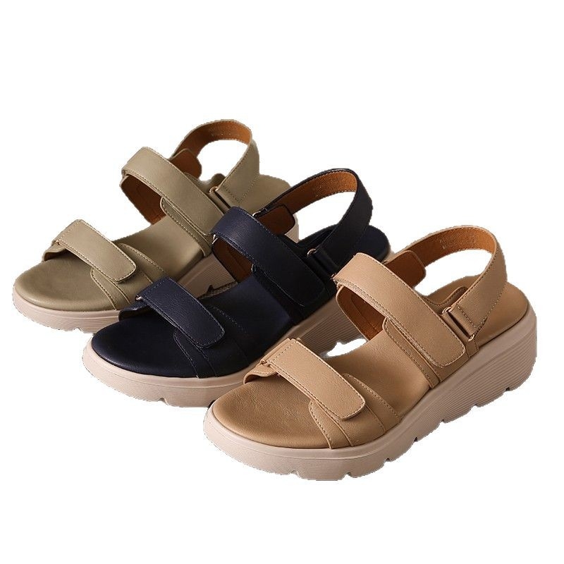 Sandale romane pentru femei 2025 vara nouă la modă stil zână rochie stil francez curea platformă pantofi de plajă