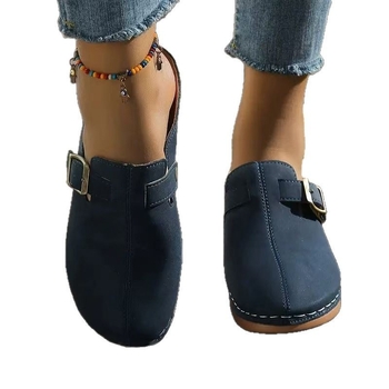 2025 νέα διασυνοριακά γυναικεία μόδα με τακούνι σφήνας, σανδάλια και παντόφλες Baotou, casual παπούτσια χονδρικής σε απόθεμα