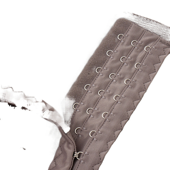 Ženske tajice s visokim strukom i podizanjem bokova od umjetnog mesa, podstavljene flisom, sive, prozirne, trostruke, jednodijelne, za stjuardese