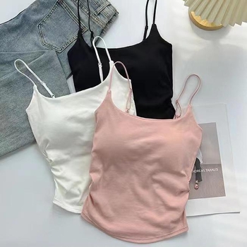 Naujo stiliaus, gryno, saldaus ir aštraus dizaino, klostuotos liemenėlės formos moteriški drabužiai, priglundantys prie palaidinės su krūtinės pagalvėle