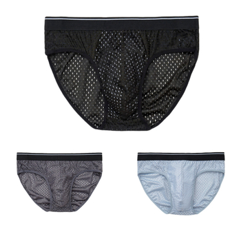 Vīriešu apakšveļa Ice Silk trīsstūra šorti Vīriešu apakšveļa Pusaudžiem Liela izmēra Elpojoša Vasaras Jauns Stils Vidēja Vidukļa Plus