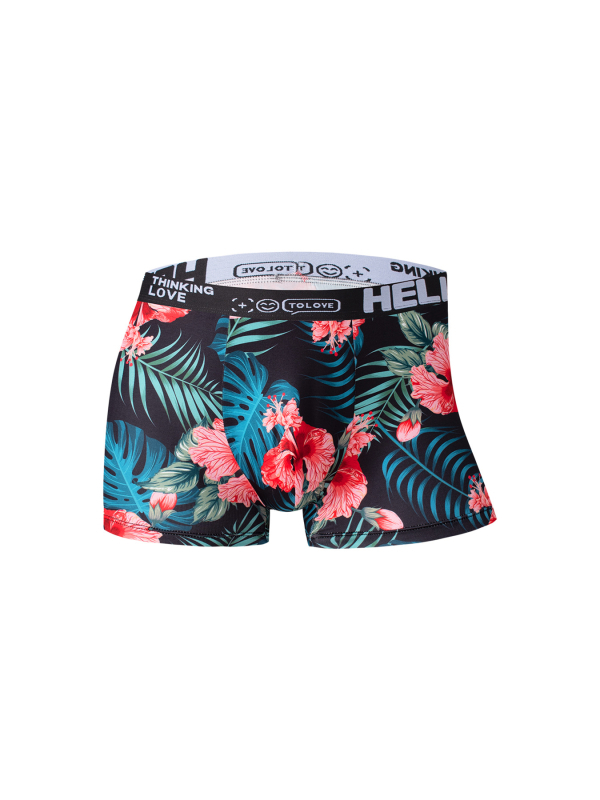 Трансгранично Здравейте Популярно Мъжко Бельо, Персонализирани Модни Принтирани Спортни Свободни, Меки и Удобни Боксери