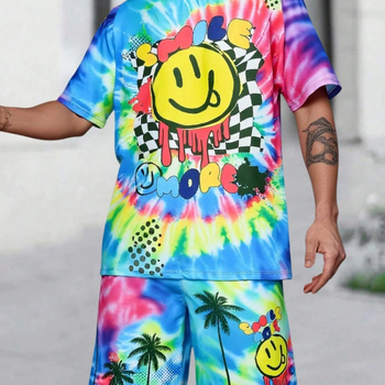 2025. aasta uus Euroopa ja Ameerika eksporditud vabaaja mitmekülgne moodne vabaaja mitmekülgne kvaliteetne lühikeste varrukatega T-särk lühikeste pükste ülikond