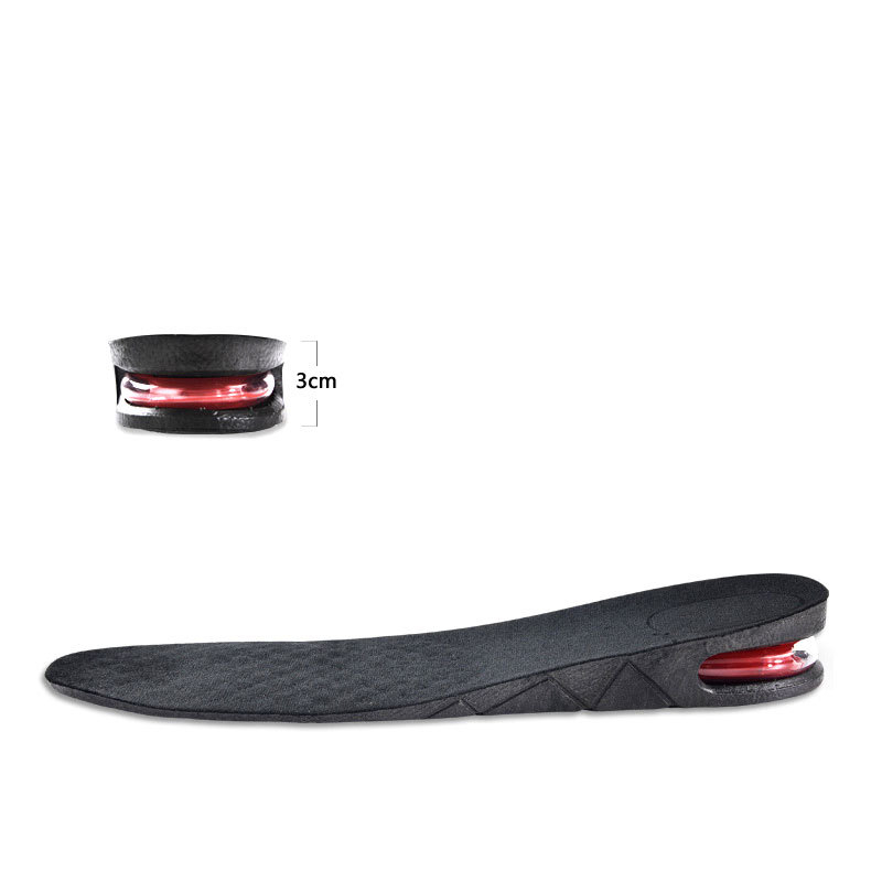 Meeste ja naiste sisemine kõrgendav sisetald spordile, lööke neelav nähtamatu õhkpadi, kõrgendav padi, täispadi, mitmekihiline eemaldatav poolpadi