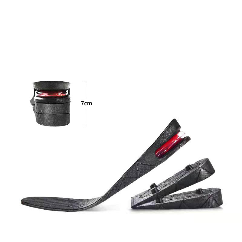 Vyriški ir moteriški vidiniai paaukštinamieji vidpadžiai, sportiniai smūgius sugeriantys nematomos oro pagalvės paaukštinamieji įdėklai, pilna pagalvėlė, daugiasluoksnė nuimama puspagalvė