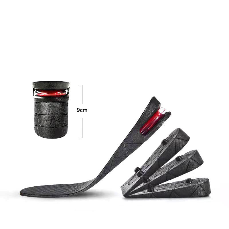 Meeste ja naiste sisemine kõrgendav sisetald spordile, lööke neelav nähtamatu õhkpadi, kõrgendav padi, täispadi, mitmekihiline eemaldatav poolpadi