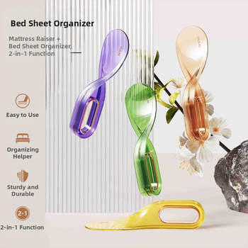 Matracemelő eszköz, kreatív ágynemű-rendező otthoni használatra, erőfeszítést takarító ágynemű-résemelő, csúszásmentes matracrögzítő