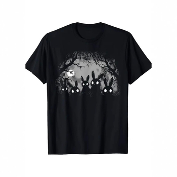 Ανδρικό T-shirt με κοντομάνικο μπλουζάκι και ανατριχιαστικά γραφικά για καθημερινή χρήση το καλοκαίρι