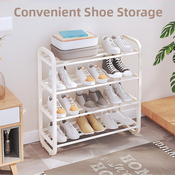 Kaasaegne lihtne multifunktsionaalne metallist mitmekihiline hoiustusjalatsi riiul ühiselamu väikese korteri kaasaskantav hoiustusjalatsi riiul