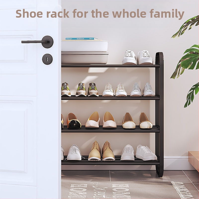 Модерна, семпла, многофункционална метална, многослойна, за съхранение на обувки, за общежитие, малък апартамент, преносима, за съхранение на обувки