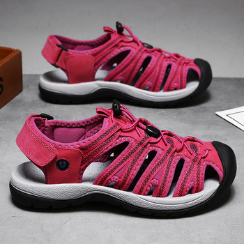 Γυναικεία Παπούτσια Baotou Cross-Border Μεγάλο Μέγεθος Amazon Independent Station Temu Fashion Πολυχρηστικά Γυναικεία Παπούτσια από Γνήσιο Δέρμα Σανδάλια Dropshipping