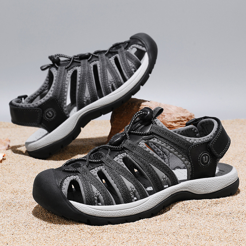 Baotou prekogranične ženske cipele velike veličine Amazon Independent Station Temu modne svestrane ženske cipele od prave kože, sandale za dropshipping