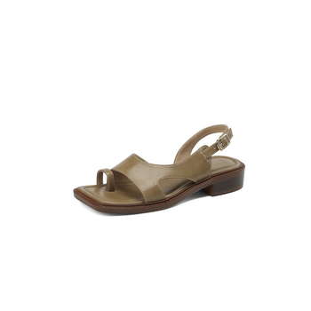 Γυναικεία Σανδάλια Plus Size 34-41 Άνοιξη/Καλοκαίρι 2024 Νέα, Μοντέρνα, Casual, Γυναικεία Παπούτσια με Ανοιχτή Δάχτυλη και Λουράκι με Αγκράφα