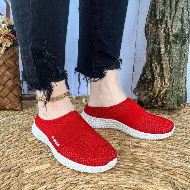 „Temu Cross-Border“ moteriškos šlepetės, viršutiniai drabužiai, storapadis, eksportuojami „Cross-Border“ moteriški batai, urmu, moteriški kvėpuojantys, pusiau slystantys, plokščiapadžiai laisvalaikio batai.