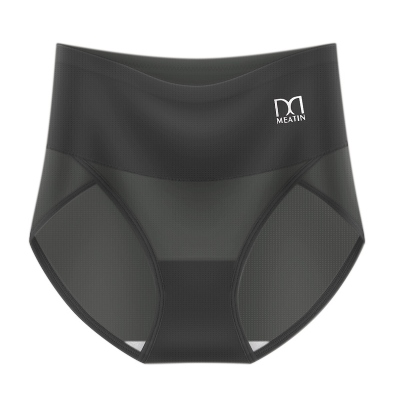 Meiya Ting Ice Silk Cool Feet Big Mouth naiste aluspesu suvine kerge läbilaskev puuvillane jalgevahe kõrge vöökohaga kõhu tooniv aluspesu