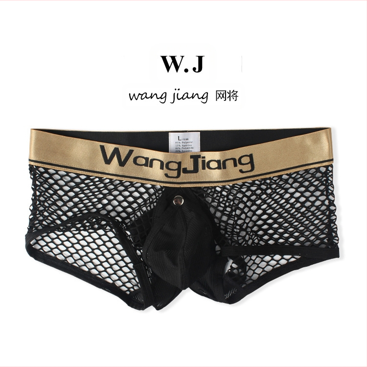 Секси мъжки чисти памучни бикини за чатала, секси памучни големи мрежести бикини отзад, празни, отворени, чатални, кухи, ниска талия, плосък ъгъл, европейски и американски