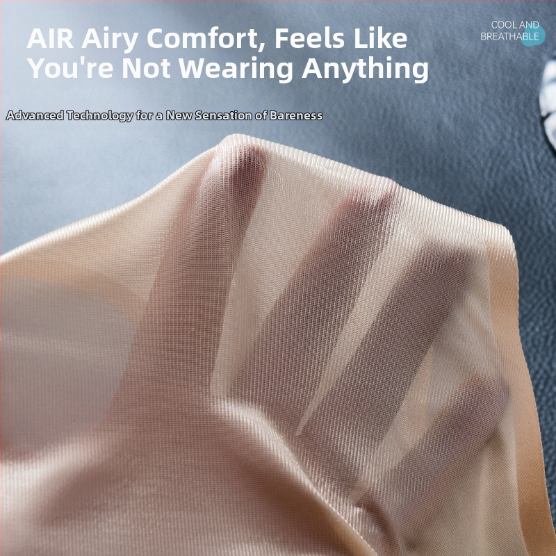 Външнотърговски леки бикини с ниска талия, бельо, летни, прозрачни, покрити с букви, спортни, от ледена коприна, секси мъжки, покрити с яйца, дишащи