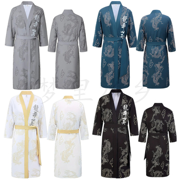 Novi proizvod 2025. Amazon prekogranični izvoz Harajuku Dragon Totem Print Dugi muški i ženski kardigan s kapom