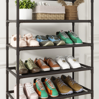 Piiriülene eksklusiivne kingariiul, lihtne kingariiul koduseks hoiustamiseks, mitmekihiline tugevdatud kokkupanek, minimalistlik hulgimüügi hoiulahendus