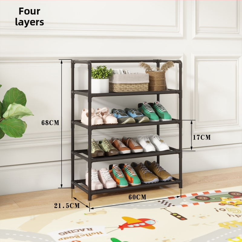 Piiriülene eksklusiivne kingariiul, lihtne kingariiul koduseks hoiustamiseks, mitmekihiline tugevdatud kokkupanek, minimalistlik hulgimüügi hoiulahendus