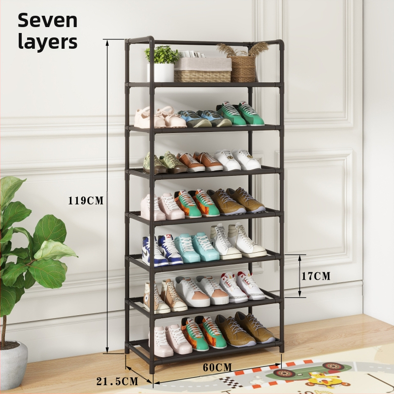 Piiriülene eksklusiivne kingariiul, lihtne kingariiul koduseks hoiustamiseks, mitmekihiline tugevdatud kokkupanek, minimalistlik hulgimüügi hoiulahendus