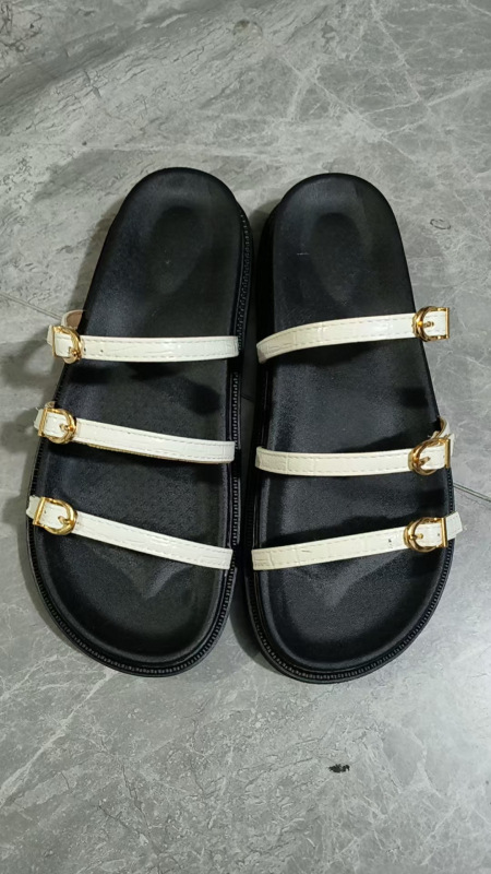 Za Export Дамски чехли с катарама и голям размер, 24 летни нови връхни дрехи, европейски и американски модни дамски обувки