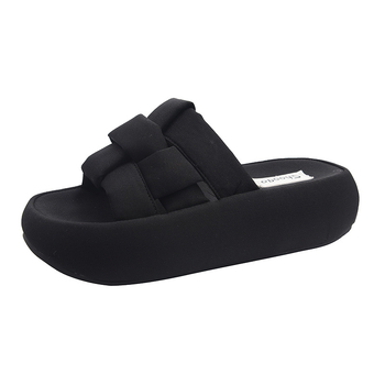 Cross-Border 2025 Nove ljetne sandale s debelim potplatom, moderne svestrane ženske papuče s jednim redom, eBay cipele za unutarnju i vanjsku upotrebu na plaži