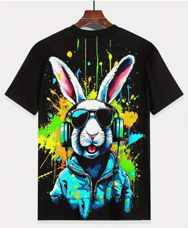 Temu dječja majica kratkih rukava s 3D printom, prekogranična ljetna, popularna dječja sportska majica, izravna opskrba iz tvornice