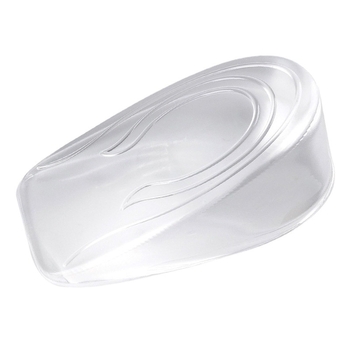 Χονδρική πώληση Unisex Διαφανείς Αντιολισθητικές Πέλτες Σιλικόνης από Μαλακή, Πλενόμενη Σιλικόνη, Μισού Μεγέθους, Αυξάνοντας το Ύψος του Τακουνιού, Άνετες